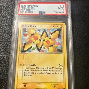 2006 Pichu Bros -Pop Series 3 Graded PSA 9